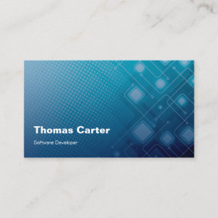 Software Developer Programer International Card Visitenkarte