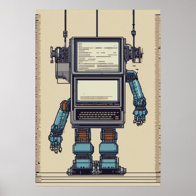 Software Developer Programmer Coding Tech Geek Com Poster (Vorne)