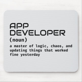 Software Developer Work Desk Spaß Mousepad