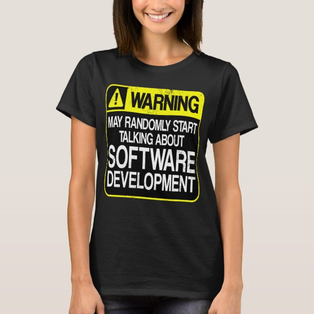 Software Development Computer Coding Programmierer T-Shirt (Vorderseite)
