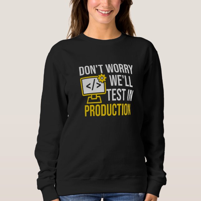 Software Development Process Engineer CNC-Maschine Sweatshirt (Vorderseite)