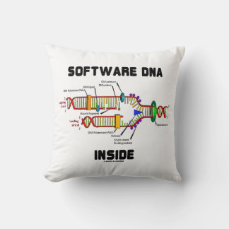 Software-DNA-Inside-DNA-Replikation Spaß Kissen