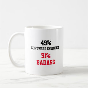 Software Engineer Badass Kaffeetasse
