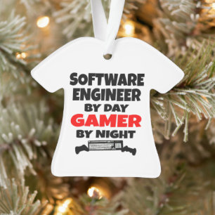 Software Engineer by Day Gamer by Night Ornament