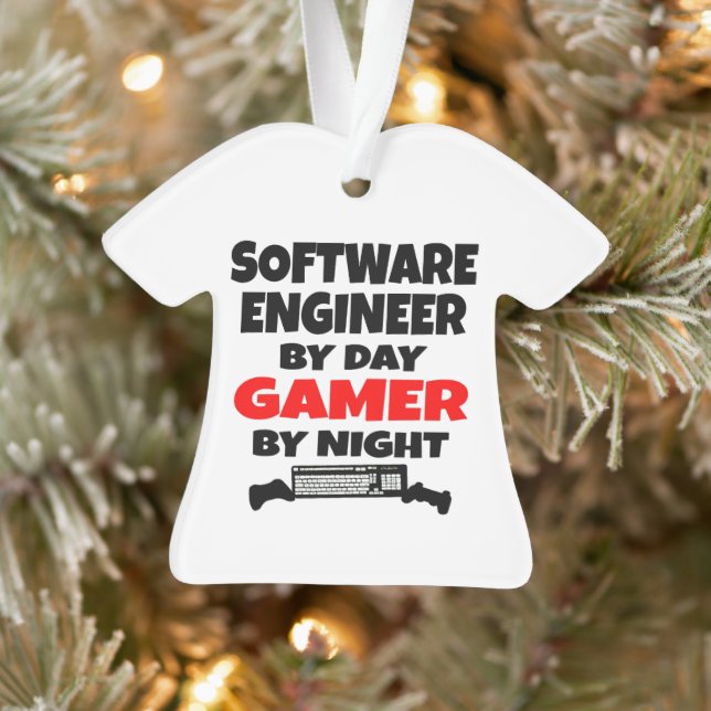 Software Engineer by Day Gamer by Night Ornament (Baum)