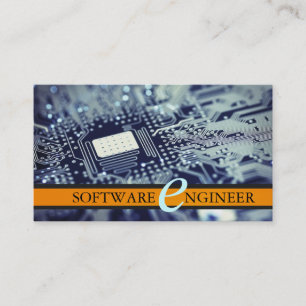 Software-Engineer, Computer Business Card Visitenkarte