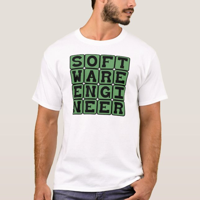 Software Engineer, Computerberuf T-Shirt (Vorderseite)