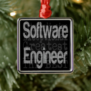 Software Engineer Extraordinaire Ornament Aus Metall