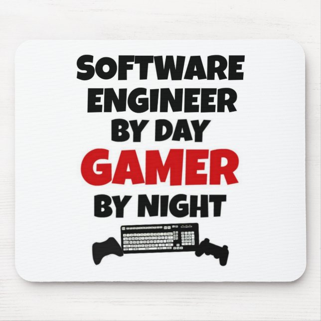 Software Engineer Gamer Mousepad (Vorne)