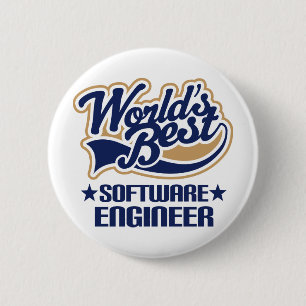 Software Engineer Geschenk Button