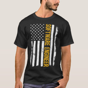 Software Engineer Job, Amerikanische Flagge Karrie T-Shirt