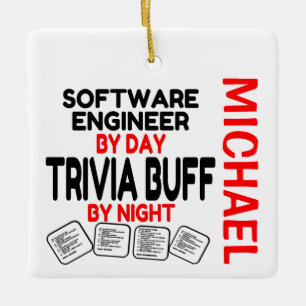 Software Engineer Lieben Trivia CUSTOM spielen Keramikornament