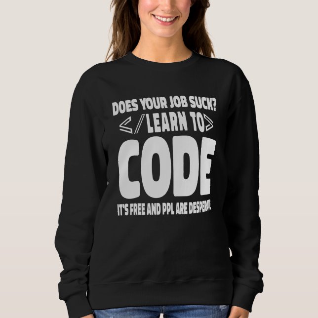 Software Engineer Programming Computer Developer C Sweatshirt (Vorderseite)