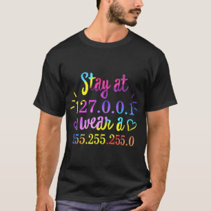 Software Engineer Shirt, bei Zuhause Bleibe Maske  T-Shirt