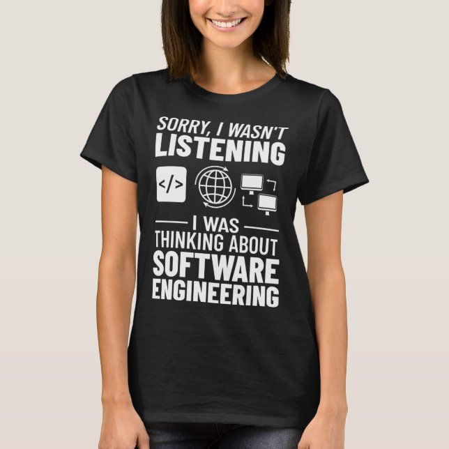 Software-Engineering-Manager Anfänger-Ingenieur T-Shirt (Vorderseite)