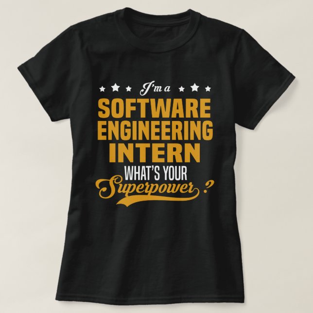 Software Engineering-Praktikant T-Shirt (Design vorne)