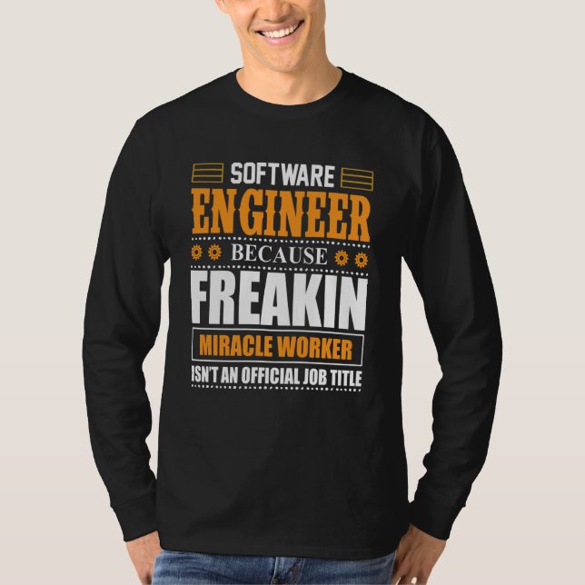 Software-Entwickler Coder Programmierer  5 T-Shirt (Vorderseite)