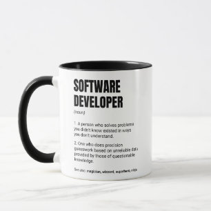 Software-Entwickler Definition Funny Engineer Tasse