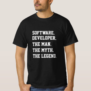 Software-Entwickler der Mann der Mythos der Legend T-Shirt