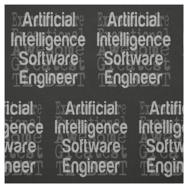 Software-Entwickler für künstliche Intelligenz Stoff (Muster)