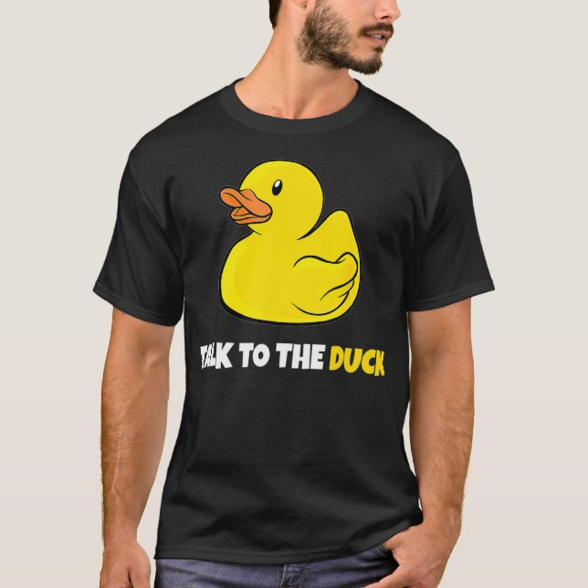 Software-Entwickler programmieren Rubber Duck Debu T-Shirt (Vorderseite)