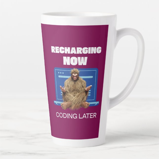 Software-Entwickler von Bigfoot Programmer Coder Milchtasse (Rechts)