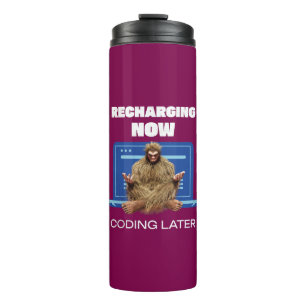 Software-Entwickler von Bigfoot Programmer Coder Thermosbecher