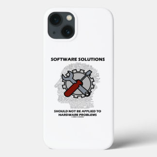 Software-Lösungen sollten nicht auf Hardware angew Case-Mate iPhone Hülle