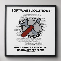 Software-Lösungen sollten nicht auf Hardware angew