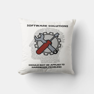 Software-Lösungen sollten nicht auf Hardware angew Kissen