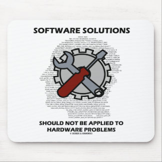 Software-Lösungen sollten nicht auf Hardware angew Mousepad