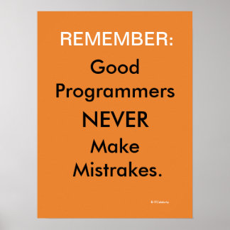 Software-Programmierer Funny Computer Slogan Joke Poster