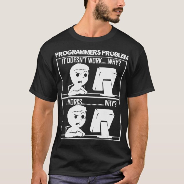 Software-Programmierungsprobleme Funny Gift T-Shirt (Vorderseite)