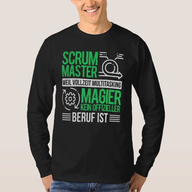 Software Puppet Koch Agile Scrum Master T-Shirt (Vorderseite)