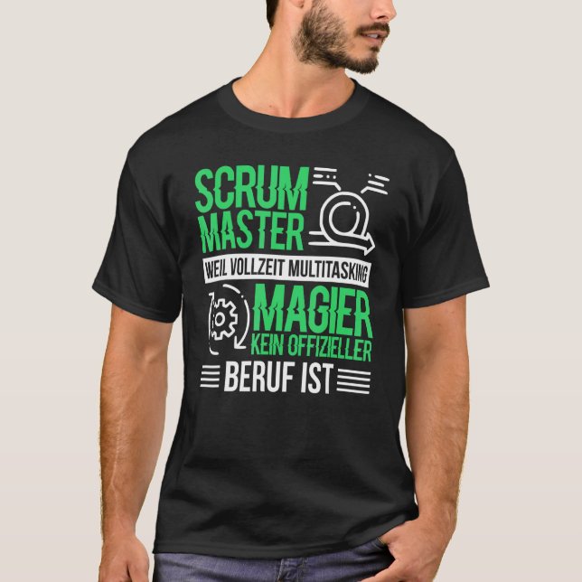Software Puppet Koch Agile Scrum Master T-Shirt (Vorderseite)