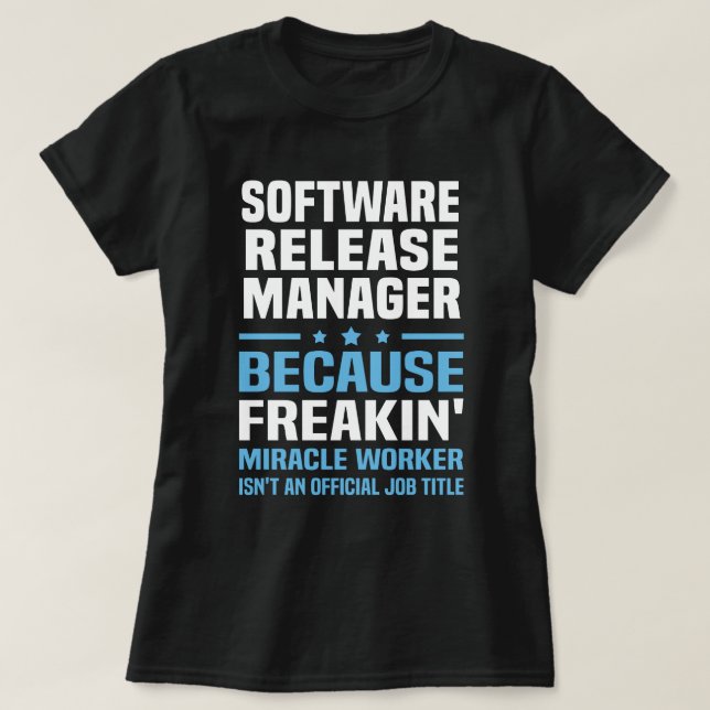 Software Release Manager T-Shirt (Design vorne)