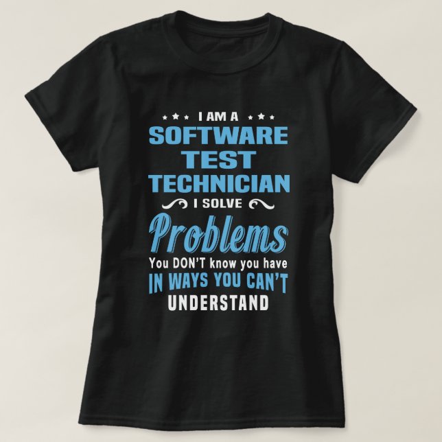 Software-Testtechniker T-Shirt (Design vorne)