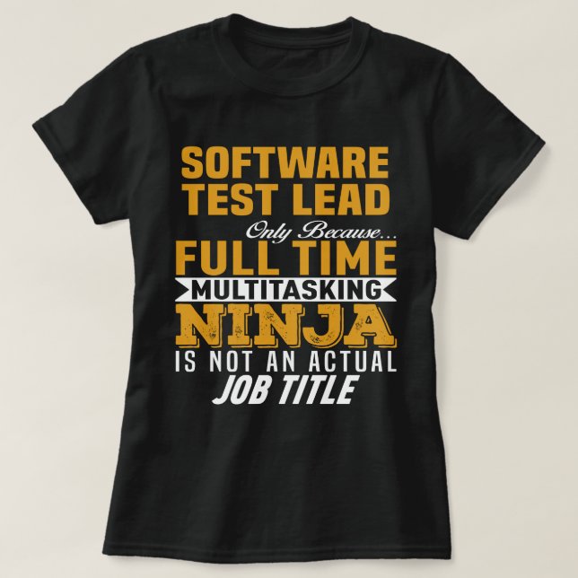 Software-Testvorschau T-Shirt (Design vorne)