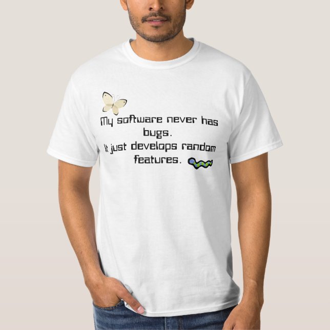 Software-Wanzen-T - Shirt (Vorderseite)