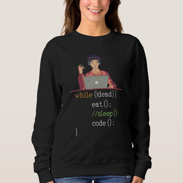 Softwareentwickler Binär Informatik  Programmierer Sweatshirt (Vorderseite)