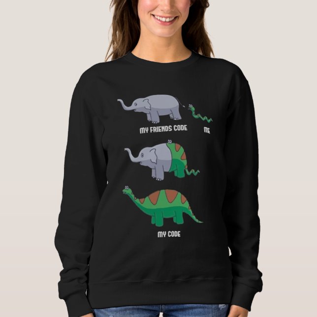 Softwareentwickler Coder Programmierung Kodierung  Sweatshirt (Vorderseite)