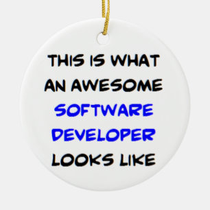 Softwareentwickler, großartig keramik ornament