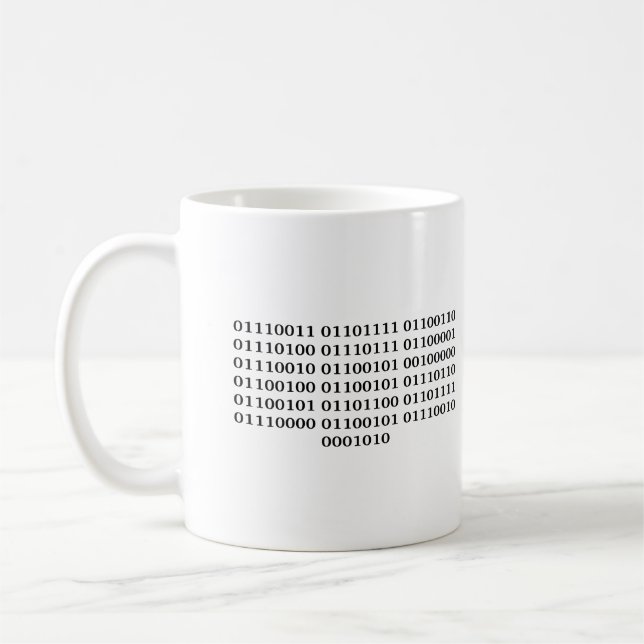Softwareentwickler Kaffeetasse (Links)