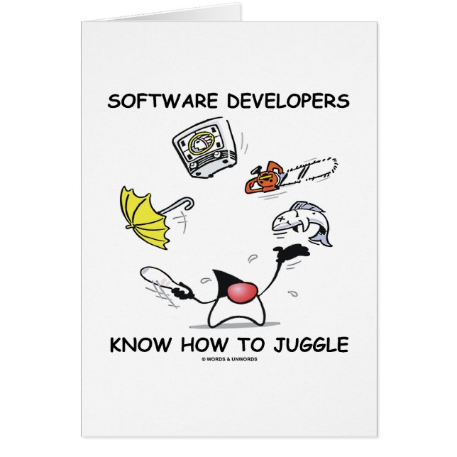 Softwareentwickler können jonglieren (Herzog) (Vorne)