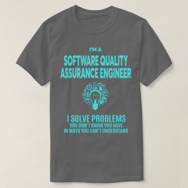 SOFTWAREQUALITÄTSSICHERUNGSINGENIEUR - BESTES DESI T-Shirt (Design vorne)