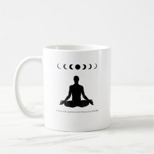 Sogar der Mond geht durch Phasen Kaffeetasse