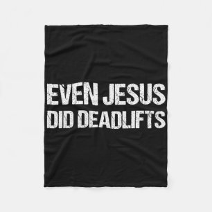 Sogar Jesus hat das Shirt als lustigen Bodybul ges Fleecedecke