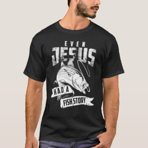 Sogar Jesus hatte eine Fischgeschichte Süße Liebe T-Shirt