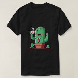 Sogar Kakteen trinken Kaffee T-Shirt