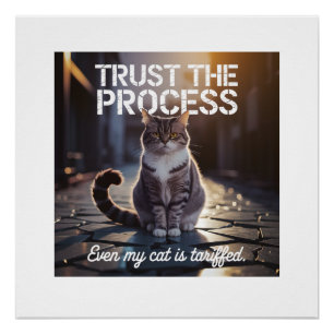 Sogar meine Katze wird verzollt - Vertrau auf den  Poster